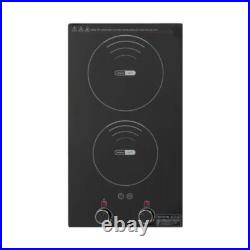 Electric Hob Cook Top Stove 110v Induction Cooktop 2 Burners Cooktop 10 Gears