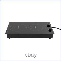 Electric Hob Cook Top Stove 110v Induction Cooktop 2 Burners Cooktop 10 Gears