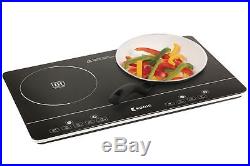 Electric Induction Cooker Hob Portable Double Digital LCD LED 3500W Black New
