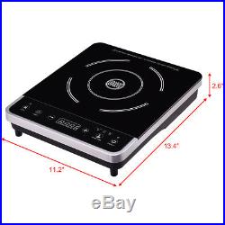 Electric Induction Cooker Single Burner Digital Hot Plate Cooktop Countertop New