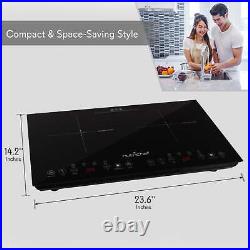 Electric Induction Cooktop Digital Kitchen Countertop Hot Plate Burners Ceramic