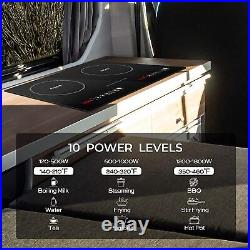 Electric Induction Cooktop, FOGATTI Built-in Versatile Induction Stove 1800W