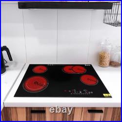 Electric Stove Top Cooktop 30'' 9 Power Levels Built-in 4 Burner Touch Control