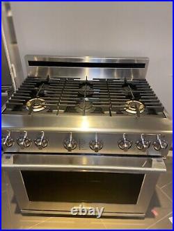 Electrolux 36 Dual Fuel Range E36GF76TPS Professional Series Stainless Steel