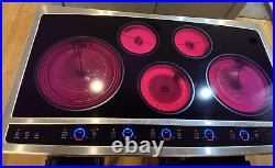 Electrolux 36 Inch Ceramic Glass Electric Cooktop Wave-Touch Series See Video