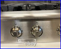 Electrolux E36GC76PRS1 36 Stainless 6 Burner Pro-Style Icon Gas Rangetop Electrolux E36GC76PRS1 36 Stainless 6 Burner Pro-Style Icon Gas Rangetop