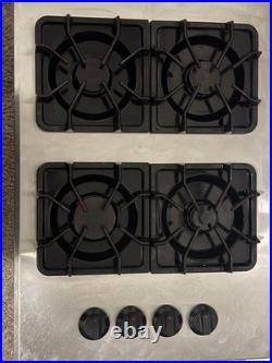 Electrolux, Frigidaire 30 Inch Natural Gas Four Burner Stainless Steel Cooktop