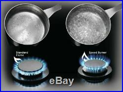 Electrolux KGG7536K- 75cm Black Ceramic glass Gas Kitchen Hob- WOK burner