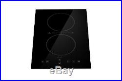 Empava 12 in Electric Induction Cooktop Smooth Surface with 2 Burners 120V IDC12