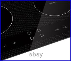 Empava 24 Electric Induction Cooktop 4 Burners 240V Glass Boost Stove 7400W