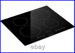 Empava 24 Electric Induction Cooktop 4 Burners 240V Glass Boost Stove 7400W