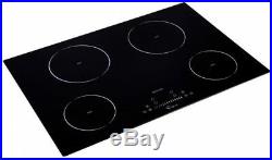 Empava 30' 4 Booster Burners Tempered Glass Electric Induction Cooktop