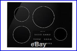 Empava 30 Electric Stove Induction Cooktop with 4 Power Boost Burners Smooth