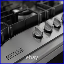 Empava 30-Inch Gas Cooktop, 5 Italian SABAF Burners, Stainless Steel