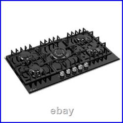 Empava 30 in. Built-In Gas Stove Cooktop 5 Burners Tempered Glass EMPV-30GC26