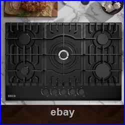 Empava 30 in. Gas Stove Cooktop 5 Italy Sabaf Sealed Burners NG/LPG Convertible Empava 30 in. Gas Stove Cooktop 5 Italy Sabaf Sealed Burners NG/LPG Convertible