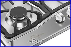 Empava 30 inch Gas Stove Cooktop 5 Italy Sabaf Burners Stainless Steel 30GC0A5