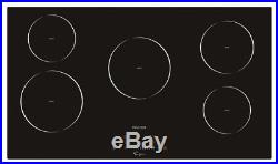 Empava 36' 5 Booster Burners Tempered Glass Electric Induction Cooktop