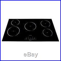 Empava 36 5 Booster Burners Tempered Glass Electric Induction Cooktop