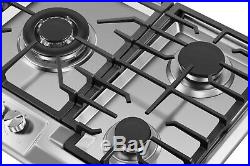 Empava 36 Cooktop 5 Burners Stainless Steel Propane Gas Convertible Stove GC818