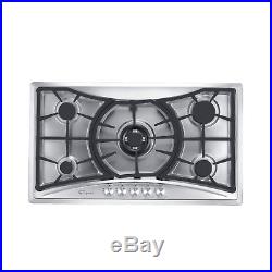 Empava 36 Stainless Steel 5 Italy Sabaf Burners Stove Top Gas Cooktop