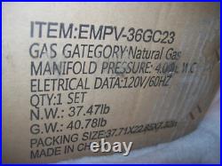 Empava 36 in Stainless Steel Built in Gas Cooktops EMPV-36GC23 (TR1)