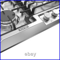 Empava 36 inch Gas Stove Cooktop 5 Italy Sabaf Burners Stainless Steel