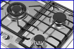 Empava 36 inch Gas Stove Cooktop 5 Italy Sabaf Burners Stainless Steel