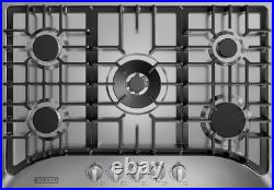 Empava EMPV-30GC5B70C 30 Built-In Gas Stove Cooktop 5 Zones Stainless Steel
