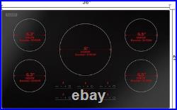 Empava Ease 36 Induction Cooktop 5 Burner, Drop-in, 9800W