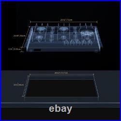 Empava Gas Cooktop 30 Inch, 5 SABAF Sealed Burners Made in Italy, Apartments