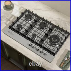 Empava Gas Cooktop 30 Inch, 5 SABAF Sealed Burners Made in Italy, Apartments