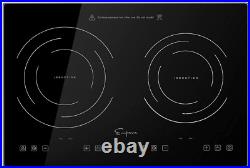 Empava Horizontal Electric Stove Induction Cooktop with 2 Burner EMPV-IDC12B2