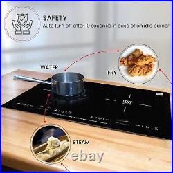 Equator 20 HORIZONTAL 2-BURNER Induction Cooktop 9 Power Builtin/Freestand 110V