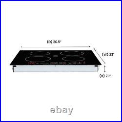 Equator 24 Built-In 4 Burner Induction Cooktop 9 Level POWER BOOST 220V