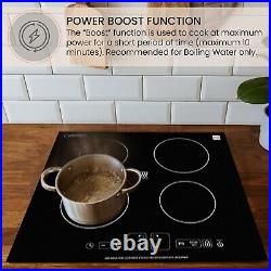 Equator 24 Built-In 4 Burner Induction Cooktop 9 Level POWER BOOST 220V