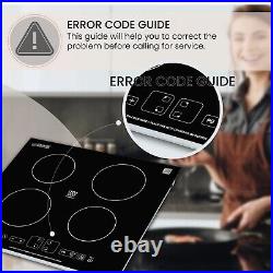 Equator 24 Built-In 4 Burner Induction Cooktop 9 Level POWER BOOST 220V