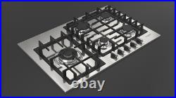 F4GK30S1 30 400 Series Largo Gas Cooktop, 4 Burners + Wok