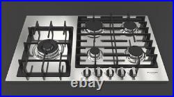 F4GK30S1 30 400 Series Largo Gas Cooktop, 4 Burners + Wok