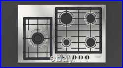 F4GK30S1 30 400 Series Largo Gas Cooktop, 4 Burners + Wok