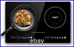 FOGATTI RV Induction Burner Portable Electric Induction Cooktop 1800W Hot Plate