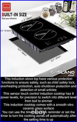 FREE SHIPPING New Gasland Chef IH30BF 3500-W Built-in Electric Induction Cooktop