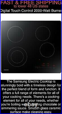 FREE SHIPPING? New Samsung 2000-Watt NZ24T4360RK 24 Black Electric Cooktop