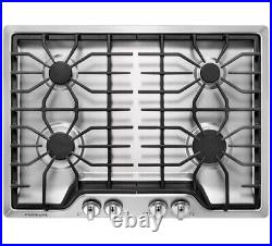 FRIGIDAIRE 30 Wide 4-Burner Gas Cooktop with 5K BTU Simmer, FFGC3026SS, NEW