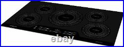 FRIGIDAIRE FGIC3666TB Gallery 36 Electric Induction Cooktop, Built-in 5-Burner