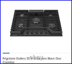 FRIGIDAIRE Gallery 30 W 5-Burner Gas Cooktop w Continuous Grates GCCG3048AB NEW