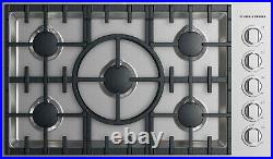 Fisher & Paykel 36 Inch Gas Cooktop with 5 Dual Flow Burners