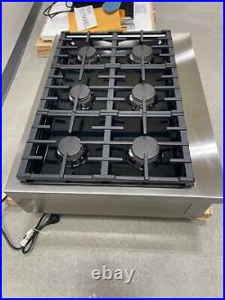 Fisher & Paykel CPV3366N 36 Inch Gas Rangetop with 6 Dual Fllow Burners NG