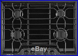 Frigidaire 30 30 inch Black Gas Cooktop with 4 Sealed Burners FFGC3010QB