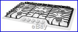 Frigidaire 36 36 inch 5 Sealed Burner White Gas Cooktop FFGC3626SW